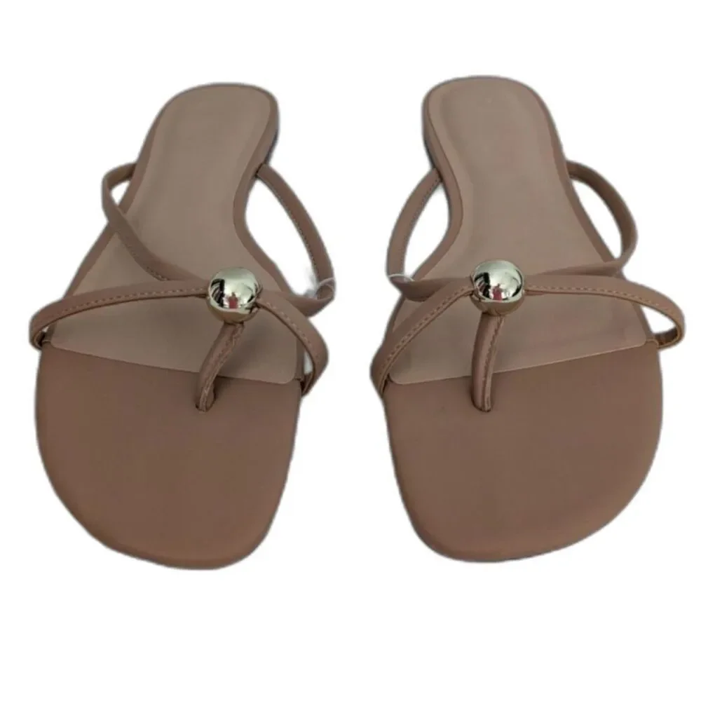 A New Day Sandals With Gold Accent Tan Size 11